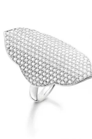 Image of Ladies Thomas Sabo Sterling Silver Size O Fatimas Garden Ring TR2071-051-14-54