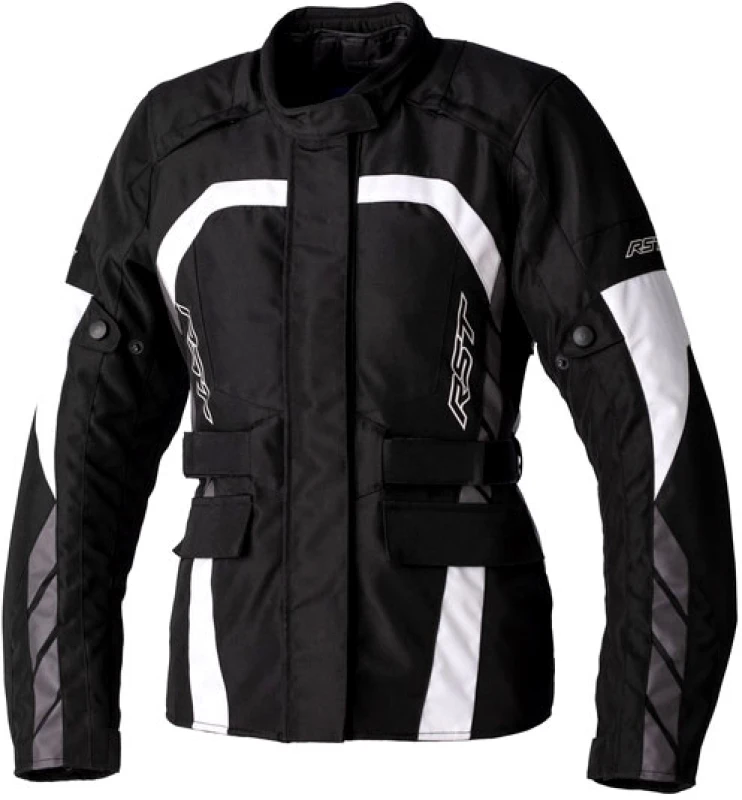 Image of RST Alpha 5 Ladies Jacket Black Grey White Size 12