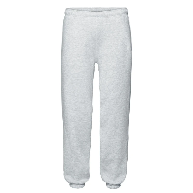 Image of Fruit Of The Loom Fruit of the Loom Men Premium Jogging Bottoms in Grey Size: Small Grey S Male 5063527485724