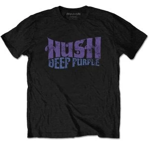 Image of Deep Purple - Hush Unisex Medium T-Shirt - Black
