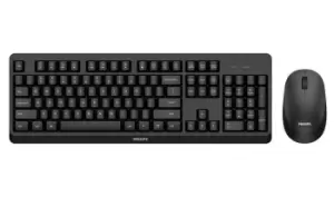 Image of Philips 3000 series SPT6307BL/40 keyboard Mouse included RF Wireless QWERTY English Black