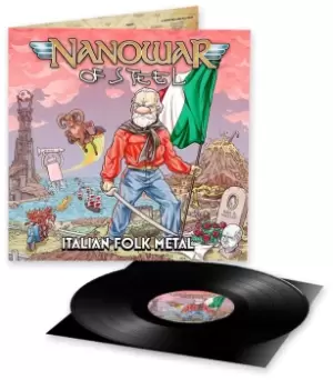 Image of Nanowar Of Steel Italian folk metal LP black