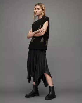 Image of AllSaints Star Jacquard Tank