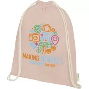 Image of Bullet Orissa Organic Cotton Drawstring Bag (One Size) (Rose Gold) - Rose Gold