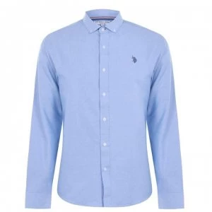 Image of US Polo Assn Oxford Shirt - Sky Blue