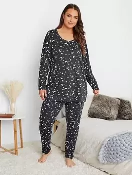 Image of Yours Starry Sky Ls Tapered Pj Set