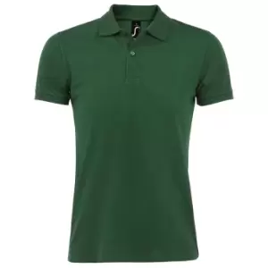 Image of SOLS Mens Perfect Pique Short Sleeve Polo Shirt (3XL) (Bottle Green)