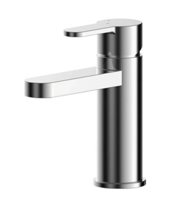 Image of Balterley Round Eco Mono Basin Mixer Tap Push Button Waste Chrome Silver