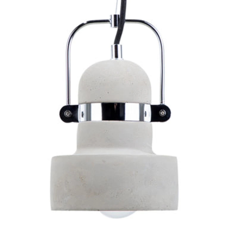 Image of Beliani Pendant Lamp Verde Concrete Grey