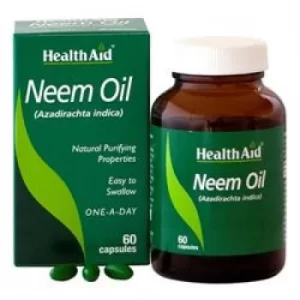 Image of HealthAid Neem Oil 60 capsule