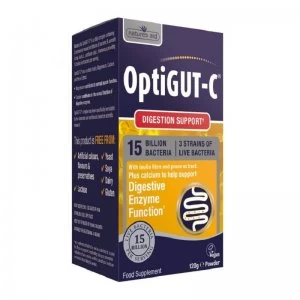 Image of Natures Aid OptiGut-C Microbiotic Powder with Prune Extract 120g Powder