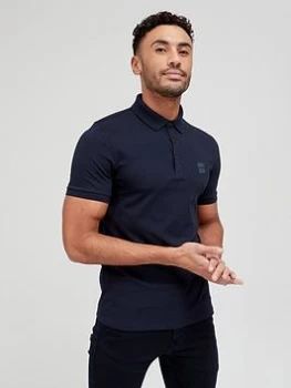 Image of BOSS Passenger Polo Shirt - Dark Blue, Dark Blue Size XL Men