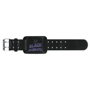 Image of Black Sabbath - Logo & Creature Leather Wrist Strap