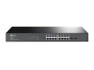 Image of TP Link Managed 16 Port Gig Smart Switch 2 SFP S