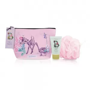 Image of Disney Bambi Body Wash And Bath Puff Wash Bag Set, One Colour, Women