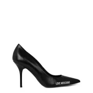 Image of Love Moschino Court Point Pumps - Black