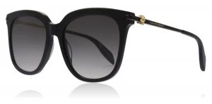 Image of Alexander McQueen AM0107S Sunglasses Black 001 55mm