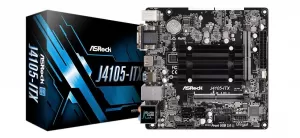 Image of ASRock J4105 ITX Integrated CPU Intel Quad Core 2.5GHz Motherboard