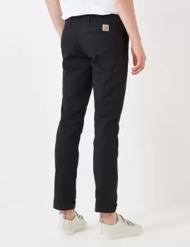 Image of Carhartt-WIP Sid Pant Chino (Slim) - Black