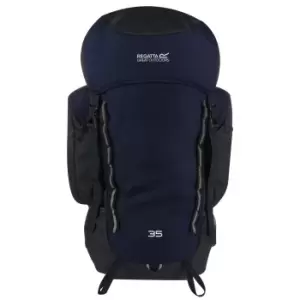 Image of Regatta Highton 35L Backpack (One Size) (Navy/Ebony)