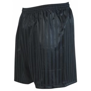 Image of Precision Striped Continental Football Shorts 26-28" Black