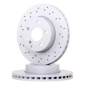 Image of ATE Brake disc MERCEDES-BENZ 24.0128-0100.1 2044210912,2044212812,2044213612 Brake rotor,Brake discs,Brake rotors A2044210912,A2044212812,A2044213612