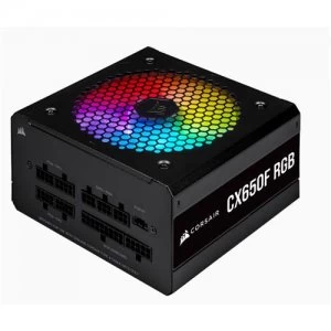 Image of Corsair CX650F RGB power supply unit 650 W 24-pin ATX ATX Black
