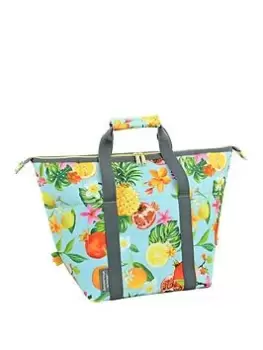 Image of Summerhouse By Navigate Waikiki Insulated 2-In-1 Family Convertible Cool Bag - Fruits & Flowers Design