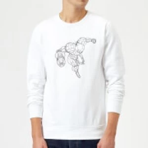 Image of Nintendo Super Metroid Samus Sweatshirt - White - XL