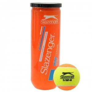 Image of Slazenger Orange Mini Tennis Balls 3 Ball Tubes - Orange