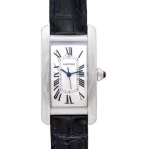 Image of Tank Amricaine 41.60 mm x 22.60 mm Automatic Silver Dial Stainless Steel Ladies Watch