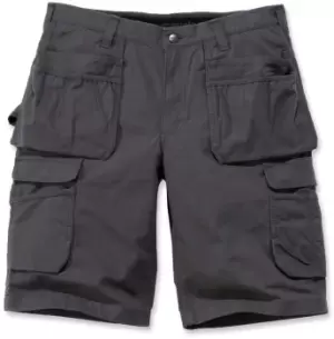 Image of Carhartt Steel Multipocket Shorts, grey, Size 32, grey, Size 32