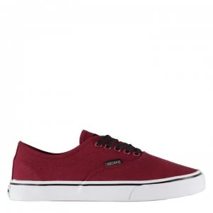 Image of SoulCal Sunset Lace Mens Canvas Shoes - Burgundy/White