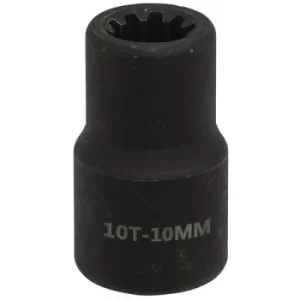 Image of Sealey VS0983 Brake Caliper Socket 3/8"Sq Drive 10mm 10-Point