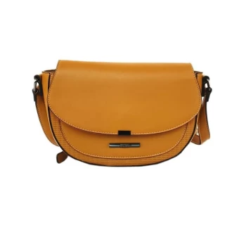 Image of Dice Flap Over Crossbody Bag - Tan