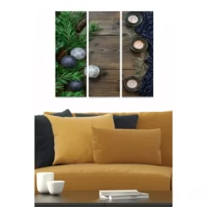 Image of MDF2932186 Multicolor Decorative MDF Painting (3 Pieces)