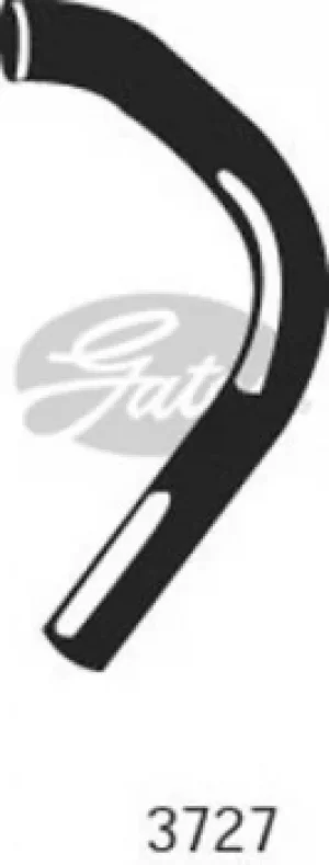 Image of Curved Radiator Hose 315mm X 30 Gates 3727