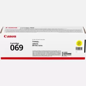 Image of Canon 069 Yellow Toner Cartridge
