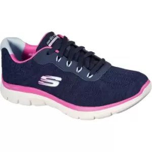 Image of Skechers Womens Flex Appeal 4.0 Fresh Move Lace Up Trainers UK Size 5 (EU 38)