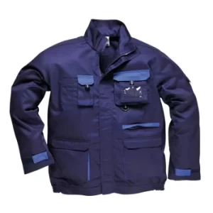Image of Portwest Mens Texo Contrast Work Jacket Navy M