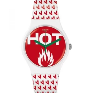 Image of Unisex Swatch Au Feu Watch