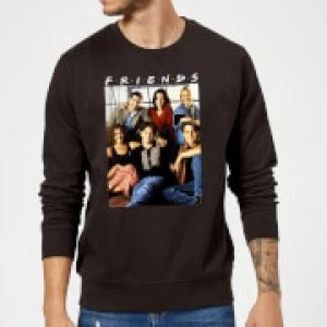 Image of Friends Vintage Character Shot Sweatshirt - Black