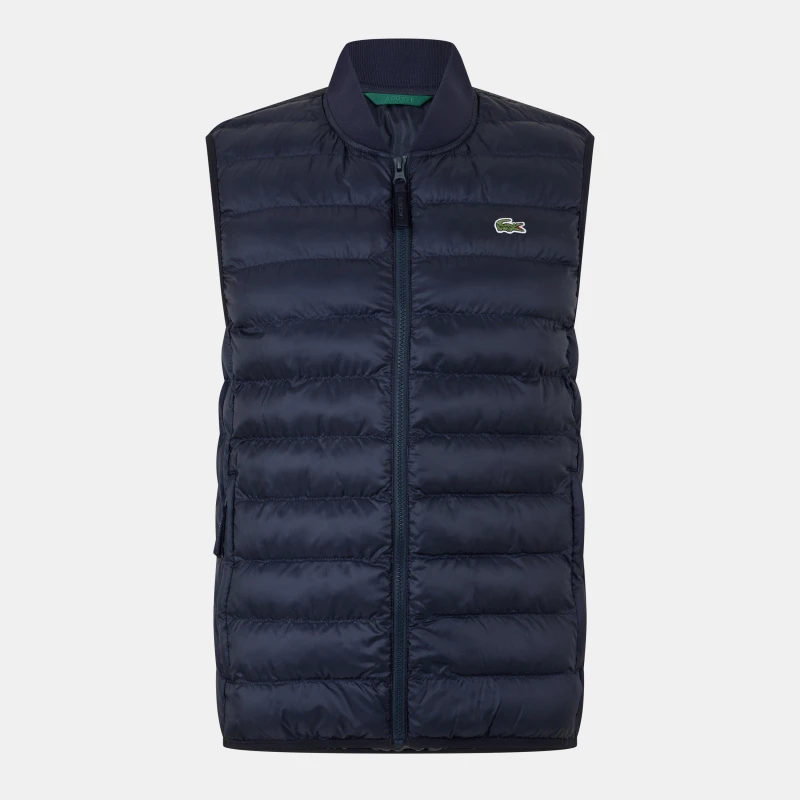 Image of Lacoste Mens Quilted Gilet Abysm male S 46