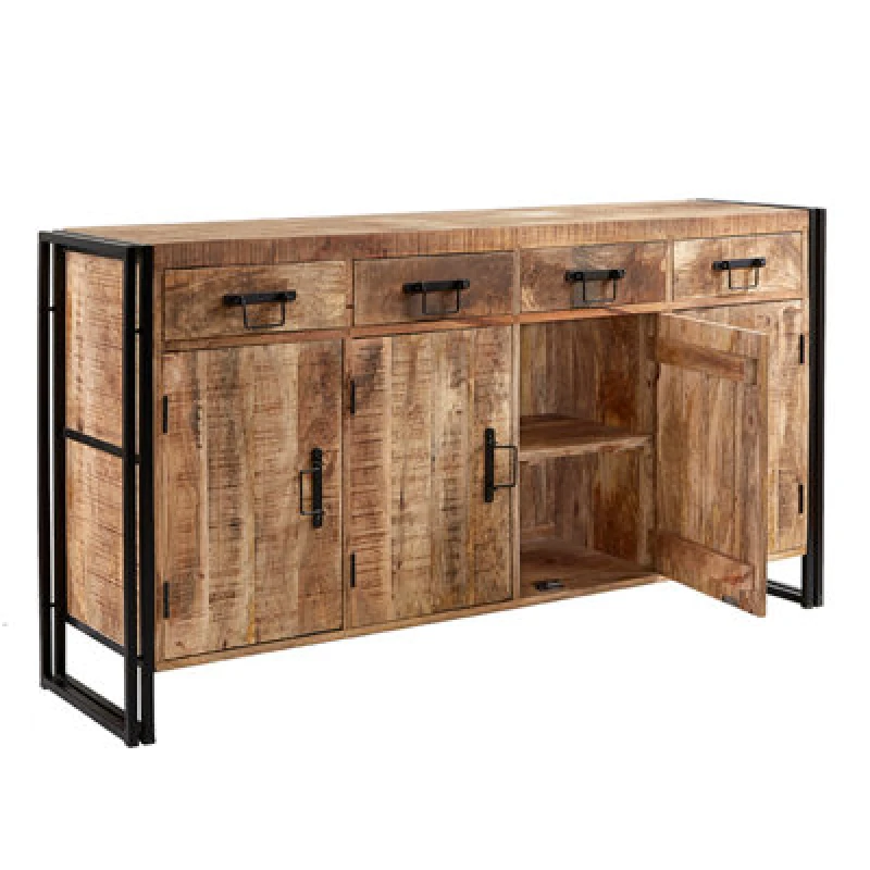 Image of Buttercup Farm Cosmo Extra Large Sideboard - Solid Mango Wood - L43 X W170 X H90 Cm
