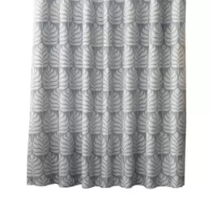 Image of Paoletti Horto Eyelet Curtains (90in x 54in) (Blue)