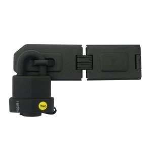 Image of Yale Locks Y220 51mm Hinged Hasp & Weatherproof Padlock Set