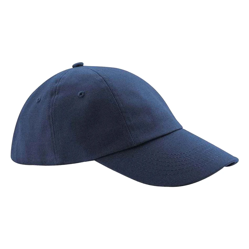 Image of Beechfield Womens Heavy Cotton Low Profile Baseball Cap in Navy Navy Female One Size