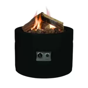 Image of Happy Cocooning Round Cocoon Fire Pit - Black