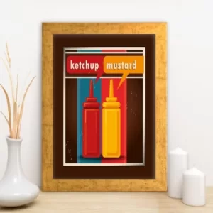 Image of AC26881741419 Multicolor Decorative Framed MDF Painting