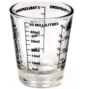 Image of KitchenCraft 50ml Glass Mini Measures (1-Pack)
